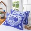 Toalla de Almohada de Peonía Vintage Algodón Engrosado Extra Grande Universal Cuatro Estaciones Absorbente de Sudor Suave Adulto Individual Pareja Funda de Almohada