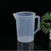 Taza medidora de plástico PP engrosada para uso en enseñanza y laboratorio, Taza medidora graduada con asa, Vaso de precipitados, Taza medidora para té de leche, Taza medidora