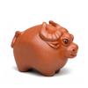 Yixing areia roxa pet de chá vaca pequena decoração escultura conjunto de chá cinábrio Zodíaco vaca brincadeira de chá bandeja de chá zero com areia roxa atacado