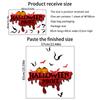 Nuevas pegatinas de pared de Halloween murciélago calabaza pegatinas decorativas para puertas pegatinas para ventanas pegatinas para inodoro pegatinas decorativas de pared al por mayor