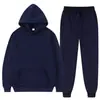 Sudadera con capucha de forro polar informal de gran tamaño holgada de color liso de manga larga para primavera y otoño transfronteriza del sudeste asiático