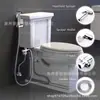 Jingchi Baño Acero Inoxidable 304 Pistola de Bidé para Inodoro Juego Accesorios Modernos Simples para Cisterna de Inodoro Dispositivo de Descarga