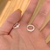 Aretes de Estrella de Cuatro Puntas de Zirconia Cuadrada con Diamantes, Exquisitos Aretes Pequeños, Nuevos Aretes Geométricos de Rombo de Moda, Envío Directo