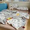 Algodão lavado fio enrugado colcha de verão verão solteiro dupla camada fio colcha de ar condicionado dormitório de estudante verão fresco colcha lavável à máquina