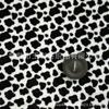 Estampado de Vaca de Leche Blanco y Negro PVcashmere Estampado de Bloques de Vaca PVcashmere Peluche de Vaca Estampado de Lunares Blanco y Negro PVcashmere