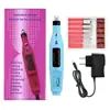 Polidor de Unhas Elétrico Transfronteiriço Recarregável por USB Portátil Caneta Polidora de Unhas Ferramenta de Manicure Portátil para Polir Unhas
