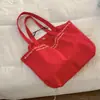 Bolsa de Lona Estilo Coreano Casual Estilo Preguiçoso Bolsa de Mão Feminina 2026 Nova Bolsa Tote com Letras Bolsa de Ombro Versátil