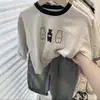 Camiseta de algodón puro para niños, nueva de primavera y otoño 2026, estilo coreano, manga larga, cuello redondo, bloques de color, top para bebé, camiseta
