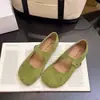 Zapatos Mary Jane de verano de suela plana para mujer con diseño de una correa, estilo retro francés, zapatos de vestir sencillos versátiles 2026