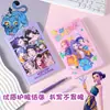 Caçadora de Kpop Transfronteiriça Grupo Feminino A7 Caderno Espiral Caderno A5 Papelaria Prática para Estudantes Bloco de Notas Horizontal Huntrx