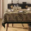 Toalha de Mesa com Atmosfera Estilo Americano 2025 Novo Modelo Impermeável e à Prova de Óleo Lavável Tapete de Mesa Capa de Mesa de Centro de Luxo Leve de Alta Qualidade