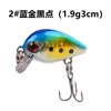 Mini Minnow 1.9g Micro Señuelo de Hundimiento Lento Señuelo de Pesca en Arroyos para Crappie, Trucha, Lobina y Perca