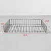 Cesta para palillos pequeña rejilla de almacenamiento de acero inoxidable rejilla de almacenamiento en capas para cocina organizador de encimera rejilla de almacenamiento multifuncional