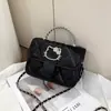 Bolso Niche de Gato de Dibujos Animados Lindo, Bolso Pequeño Cuadrado Cruzado, Bolso de Mujer de Gama Alta, Bolso Versátil con Cadena, Bolso de Mujer de Verano