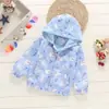 Chaqueta Infantil Estilo Coreano Transfronteriza 2026 Primavera/Verano Nueva Cortavientos con Capucha para Niñas Cardigan