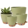 Vaso de Flores Autoirrigável Mais Vendido da Amazon, Vaso de Flores de Plástico Sem Rega para Pessoas Preguiçosas, Vaso de Flores para Plantas Verdes e Petúnias