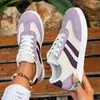 Comercio Exterior Tallas Grandes Zapatos de Entrenamiento Alemanes Retro para Mujer 2026 Primavera Nuevo Bloque de Color Estilo Hong Kong Zapatos Casuales Moda Zapatos de Plataforma Planos