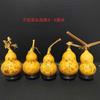 Mini calabaza torcida a mano, talla natural, bendición de la suerte, decoración artística, plato de mano, artesanías, cintura gruesa, muelle gordo