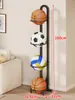 Estante de almacenamiento para baloncesto, cesta de almacenamiento de balones, estante de almacenamiento para fútbol, estante de exhibición para el hogar, organizador de almacenamiento de balones, soporte para balones