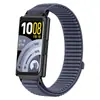 Adecuado para Correa de Reloj Huawei Band 11Pro, Bucle Tejido Original con Patrón de Montaña y Velcro, Ligero, Transpirable y Antideslizante
