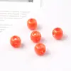 Pintura acrílica de 8 mm cuentas de 4 vías perforadas de cuatro vías cuentas sueltas cadena para teléfono móvil con cuentas pulsera accesorios de joyería diy