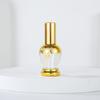En stock, botellas de perfume con estampado de cebra de 12 ml, botella de spray de perfume de vidrio, botella de spray cosmética portátil dorada.