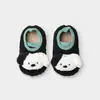 Meias de Chão Balabala Baby Antiderrapantes com Cola Inverno Espessadas Forradas com Fleece Quentes para Bebês e Crianças Pequenas Antiderrapantes