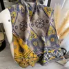 Bufanda Popular de Imitación Cachemir Otoño e Invierno 2025 Chal de Estilo Étnico para Mujer Chal Exterior Caliente Jacquard Retro con Borlas