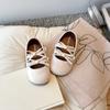 Zapatos de Cuero para Niñas 2026 Capitán Tigre Lazo Zapatos de Princesa Estilo Coreano Zapatos Planos de Estudiante Zapatos Casuales para Bebé Zapatos para Niños Venta al por Mayor