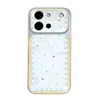Adecuado para fundas de teléfono vivo S60 y vivo S50, nueva lente de cobertura completa, patrón de cuadros contrastantes de puntos coloridos de moda para mujer