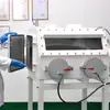 Guante de Vacío Caja de Guantes Laboratorio Investigación Científica Caja de Operación Anaeróbica Acero Inoxidable Resistente a la Corrosión Caja de Guantes de Presión Negativa Suministro Directo de Fábrica