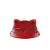Accesorios de Gato Durmiendo de Palo de Rosa Yiming Xianyuan Creativo Lindo DIY Cadena para Teléfono de Gato Llavero Colgante Accesorios