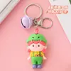 Chaveiro de Boneca Desenho Animado Fofo Boneco Menininho Pingente de Carro Pingente Criativo para Mochila Escolar Joia de Estudante