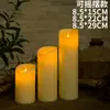 Vela electrónica romántica guía de diseño de cumpleaños luces LED cortejo confesión accesorios para propuesta simulación de balanceo cera de parafina