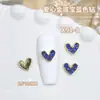 Yiwu Atacado de Joias para Unhas Liga Coração Diamante Estéreo Coração de Pêssego Acessórios para Unhas DIY Decoração de Unhas Vestíveis