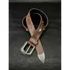 Estilo Punk Vaquero Occidental Cinturón de Cuero con Remaches Pesados en la Cintura Personalidad Masculina Hebilla de Metal Accesorios Streetwear