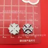 Oro y Plata Electroplateados Flor Estrella Estilo Pequeño Fragante Corazón Lazo Corbata DIY Plástico Accesorios Pasador Funda de Teléfono Materiales