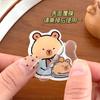 Broche Pingente Original de Capivara Fofa terno Bolsa Coração de Menina Acessórios de Decoração de Roupas Chaveiro Cartoon Pendurado