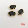 Rhinestones de Piedra Cosidos a Mano 10x14 Ovalados Flor de Doble Capa Accesorios de Cordero de Xinjiang Rhinestones Acrílicos Coloridos Rhinestones de Garra para DIY Accesorios para el Cabello
