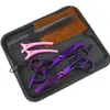 Tijeras de Peluquería, Tijeras de Corte de Cabello Coloridas para el Hogar, Tijeras de Peluquería, Tijeras Dentadas para Adelgazar el Cabello, Tijeras de Peluquería para Cabello Roto