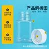 Al por mayor en stock botellas de almacenamiento de cuentas de 30 ml, frascos pequeños transparentes para medicamentos, botellas PET de boca ancha, botellas dispensadoras de cuentas