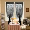 Venta caliente transfronteriza encaje cortinas alemanas cortinas de ventana bolsillo para barra con barra telescópica sala de estar estudio cortinas opacas terminadas fabricante dropshipping