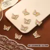 Nuevos accesorios de aleación DIY para fundas de teléfono móvil y tazas, accesorios de aleación de mariposa y libélula DIY con diamantes, al por mayor