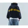 Estilo Hombros Descubiertos Oversize Transfronterizo Otoño e Invierno Unisex de Moda Deportiva Moda Casual Sudadera con Capucha Ajuste Holgado