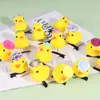 Pasador de Pato Amarillo Pequeño con Sombrero, Popular, Lindo, Lindo, Pato de Resorte Estéreo, Divertido Regalo para Clase de Jardín de Infancia