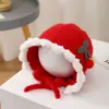 Gorro de Bebé Otoño e Invierno Nuevo Bebé Niña Caliente Gorro Pullover Estilo Extranjero Protección para Orejas de Niña Gorro de Felpa de Princesa