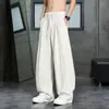 Pantalones Casuales de Pierna Recta para Hombre 2026 Nuevo Estilo Talla Grande Pantalones Casuales para Hombre Pantalones Largos de Imitación Lino Nuevo Estilo Chino Pantalones Curvos Pantalones Casuales