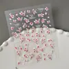 Pintura al Óleo Sakura Pegatinas para Uñas con Relieve de Rosa 3D Impermeables Estilo Chino Pegatinas para Uñas con Relieve de Crisantemo Modelo Sl