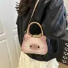 Bolso de Mano Gato Pan para Mujer 2025 Nueva Moda Tendencia Dibujos Animados Original Bolso de Hombro Cruzado
