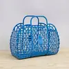 Cesta de Ducha Portátil de Plástico en Forma de Diamante, Cesta Diversa de Plástico, Cesta de Almacenamiento para Baño, Cesta de Artículos de Tocador Ensamblada, Cesta de Almacenamiento Portátil Suave